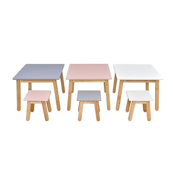 Children's Table Woody White