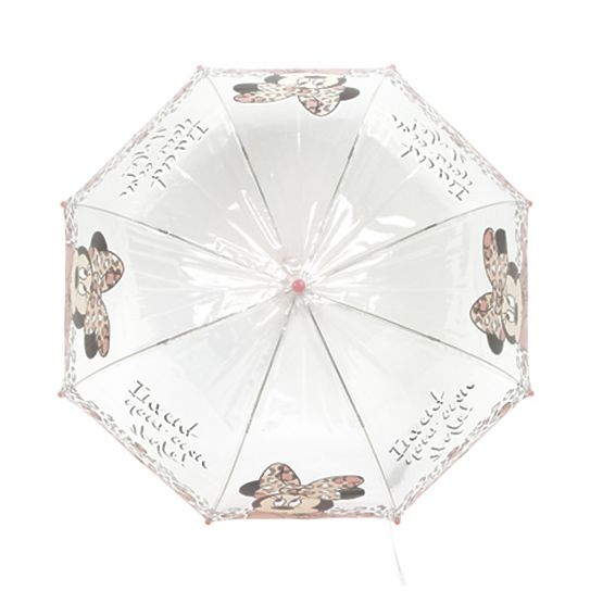 Children transparent umbrella Minnie Mouse - pink