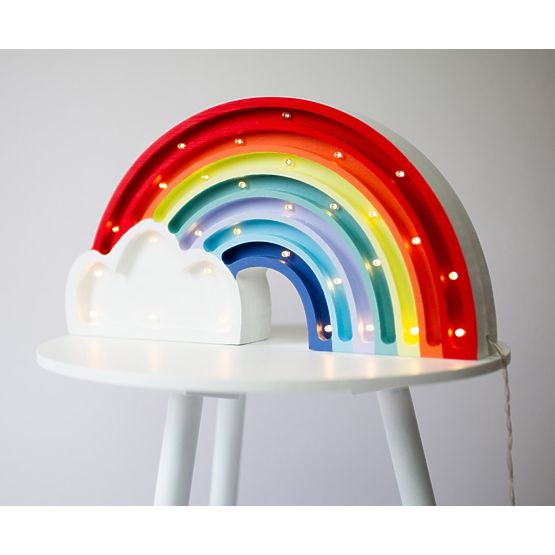 Children wood lamp LED lamp Rainbow