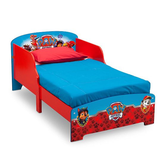 Children wooden bed Tlapková patrol