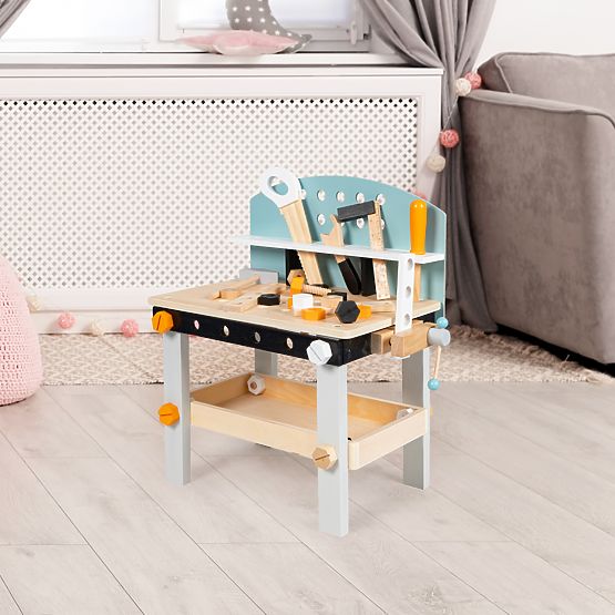 Children wooden working ponk