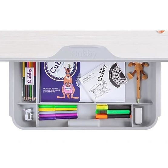Children writing table + chair Cubby Lupin - violet