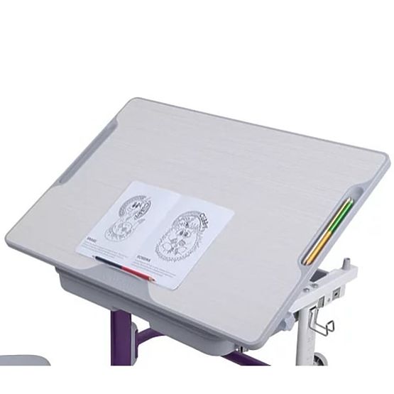 Children writing table + chair Cubby Lupin - violet