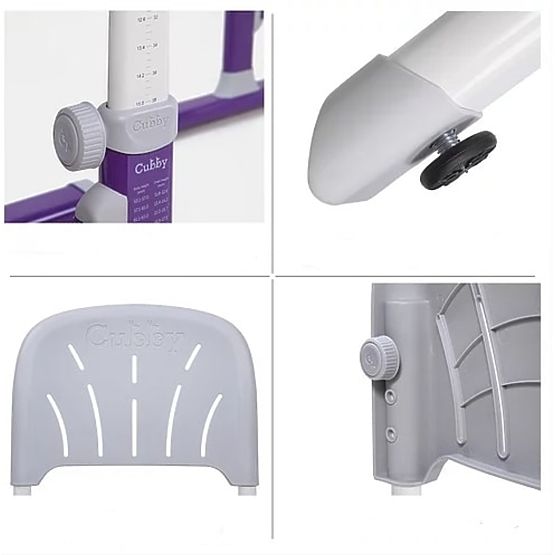 Children writing table + chair Cubby Lupin - violet