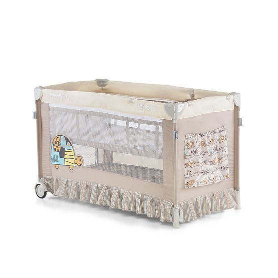 CHIPOLINO Sahara Play Pen and Crib - Beige