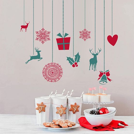 Christmas decoration to wall - Christmas trappings II