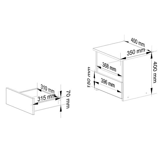 CL1 PK WHITE / GRAPHITE GRAY DRESSER