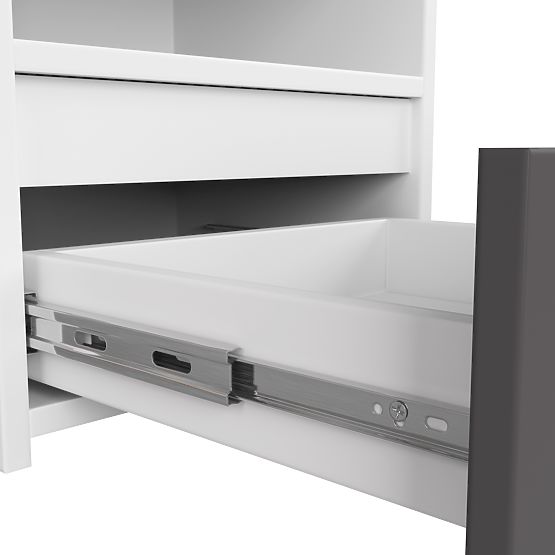 CL1 PK WHITE / GRAPHITE GRAY DRESSER
