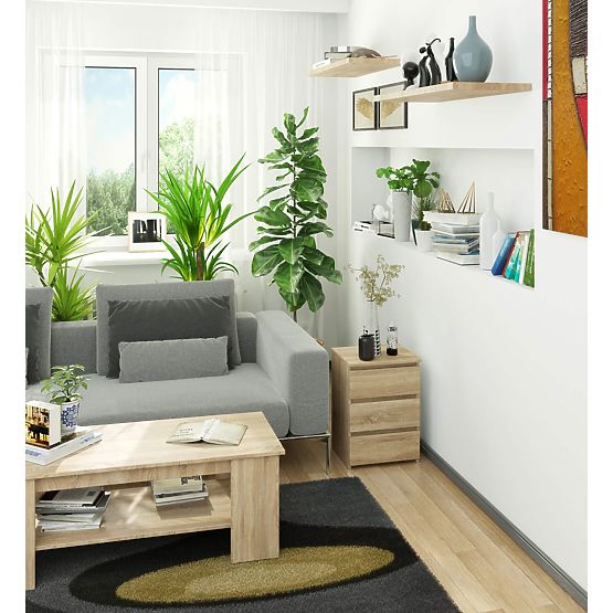 CL3/40 PK SONOMA OAK CHEST OF DRAWERS