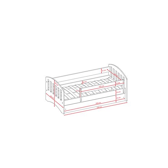 Children's Bed Classic - Pink