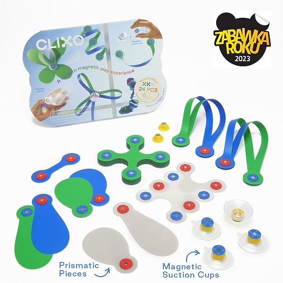 Clixo Grip and Stick, Set with Prismatic Elements