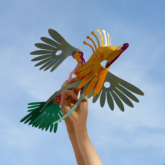 Clixo, Tropical Birds from the Rainforest, Magnetic Building Set 22 pcs