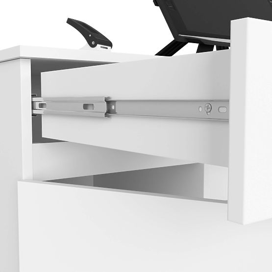 CLP A5 2D 2SZ WHITE DESK