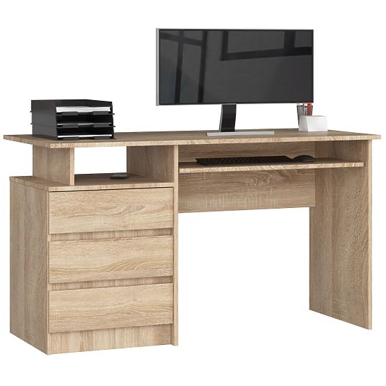 CLP Writing Desk 135cm PK Sonoma