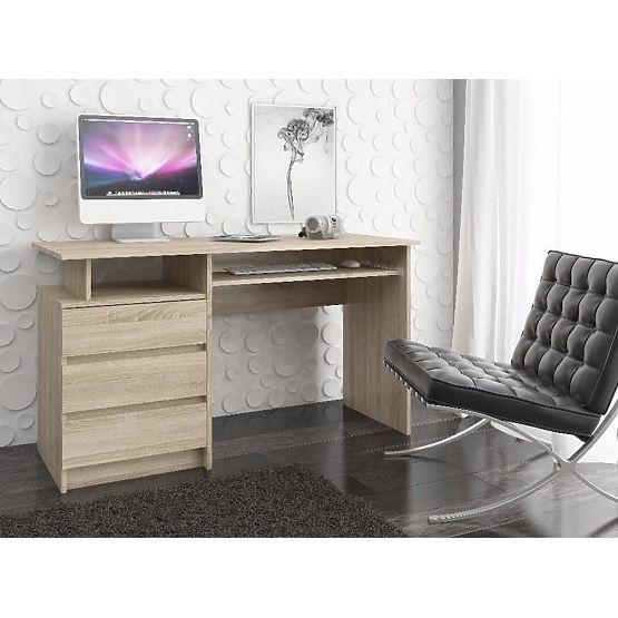 CLP Writing Desk 135cm PK Sonoma