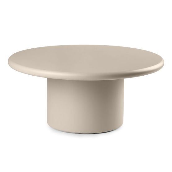Coffee Table Arce 80 cm, Dark Beige, Matte