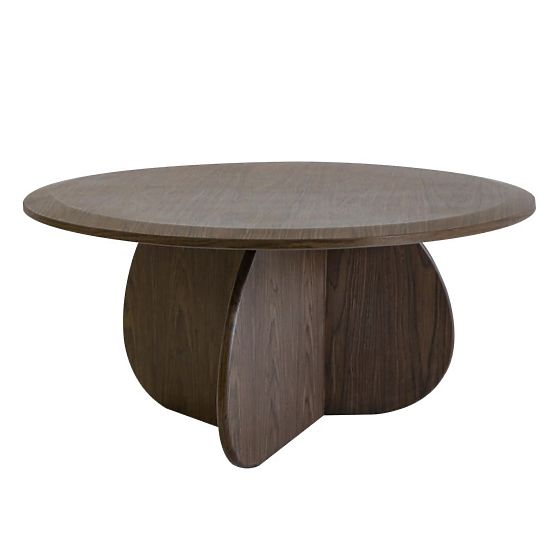 Coffee Table Noku 80 cm, Dark Walnut