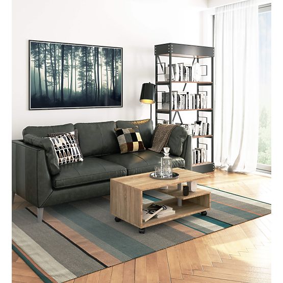 COFFEE TABLE ON WHEELS VINI SONOMA