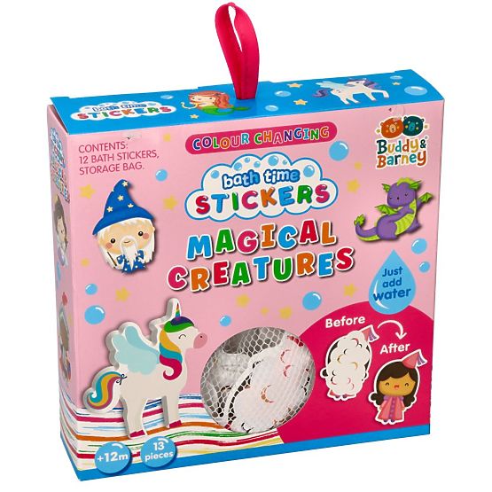 Color-Changing Bath Stickers Mystical Creatures