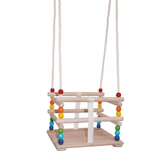 Colorful wooden swing up to 30 kg