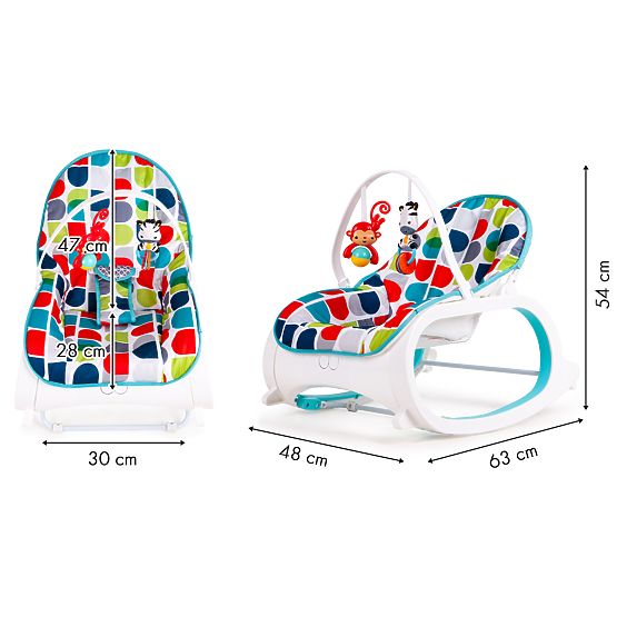 Colorful children's rocking chair Oscar
