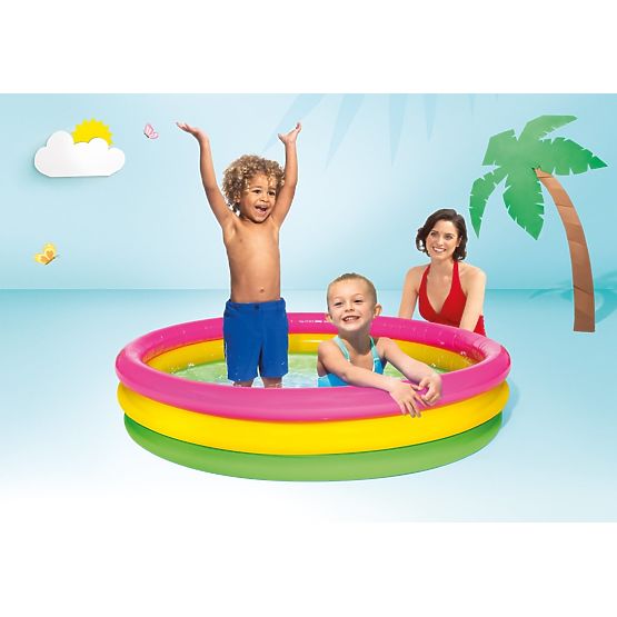 Colorful inflatable pool for children