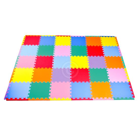 Colourful Jigsaw Puzzle Children's Play Mat