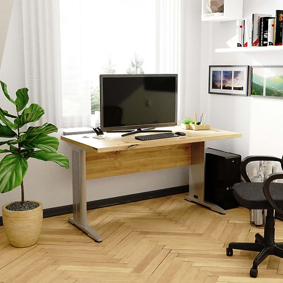 COMPUTER DESK BM-135 OAK ARTISAN