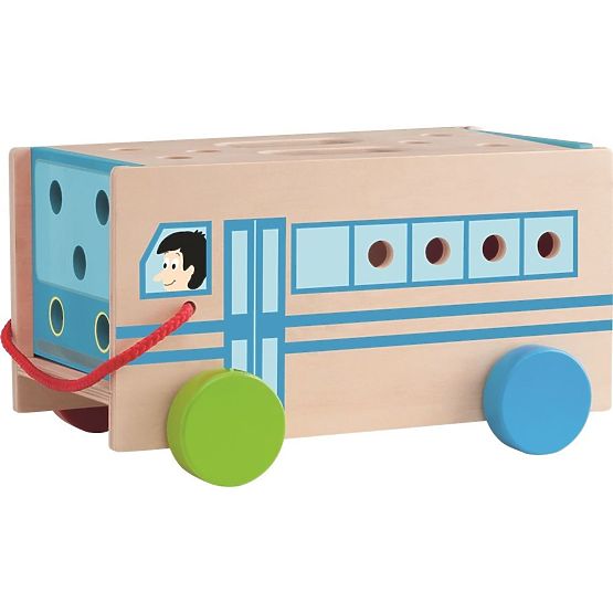 Construction bus with tools