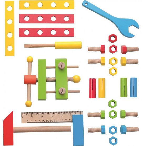 Construction bus with tools