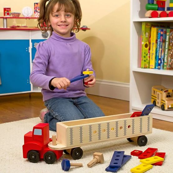 Construction kit with tools - truck
