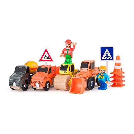 Construction Vehicles with Drivers
