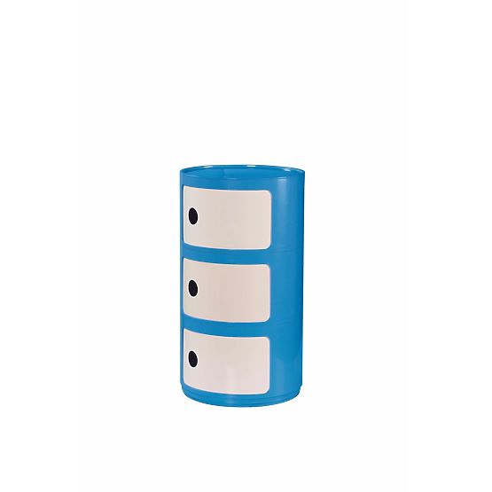 Container to writing table Alf blue