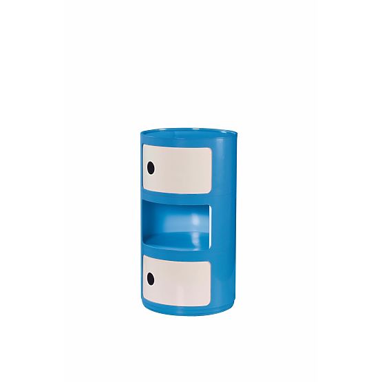 Container to writing table Alf blue