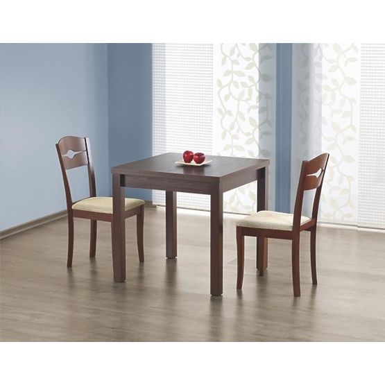 Convertible dining table Gracjan dark nut