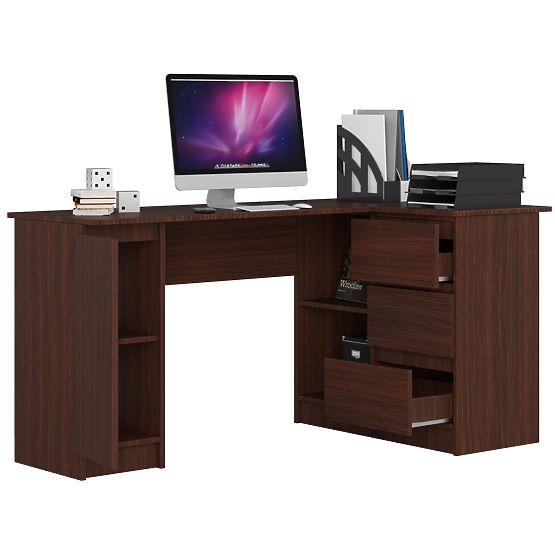CORNER DESK B20 CLP RIGHT-SIDED WENGE