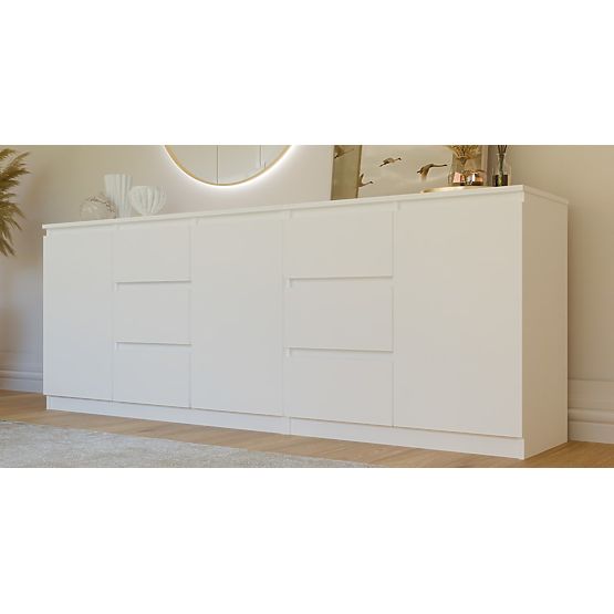 COSTA 1D3S/2D3S WHITE DRESSER