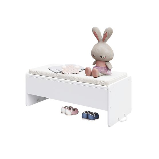 Multifunctional Crib LETO 90x40 cm 6-in-1 - White