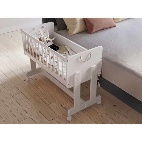 Multifunctional Crib LETO 90x40 cm 6-in-1 - White