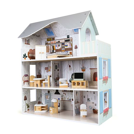 Dollhouse with Furniture Emma Ekotony Residence