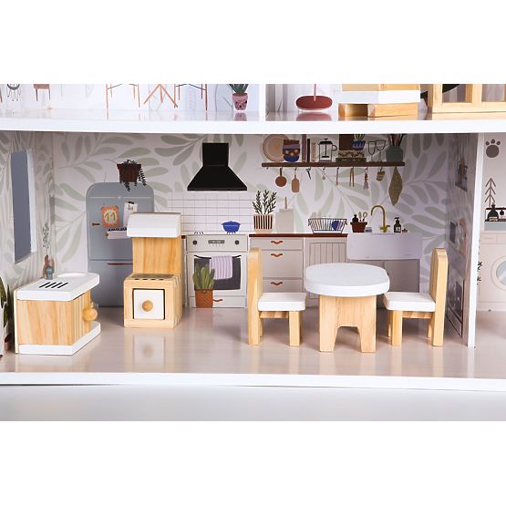 Dollhouse with Furniture Emma Ekotony Residence
