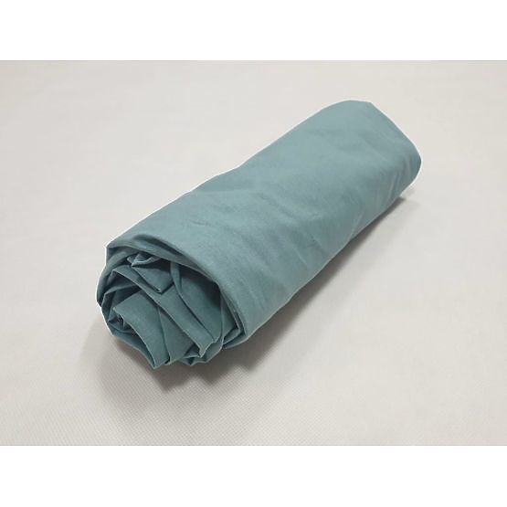 Cotton Fitted Sheet 190x90 cm - Green
