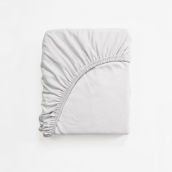 Cotton Fitted Sheet 200x80 cm - White