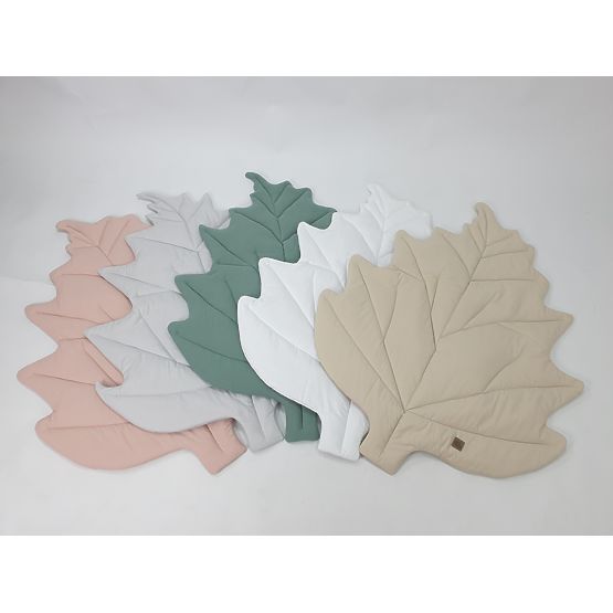 Cotton play mat Leaf - green