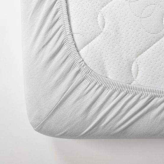 Cotton sheet 200x90 cm - white