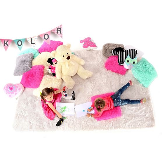 Crème Children's Plush Rug