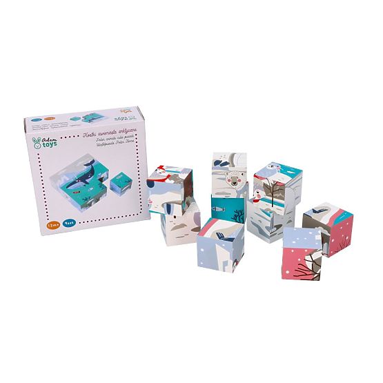 Cube Puzzle Arctic Animals