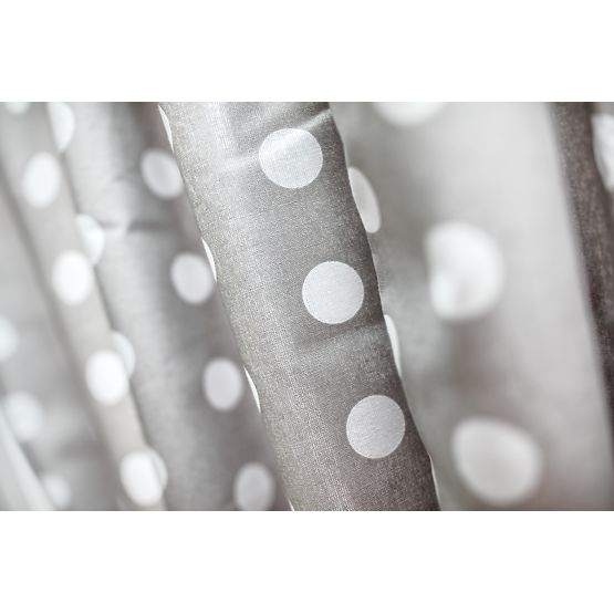 Curtains for children grey with white dots 3