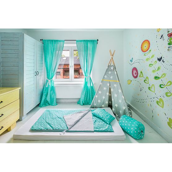 Curtains for children Stars Mint 88