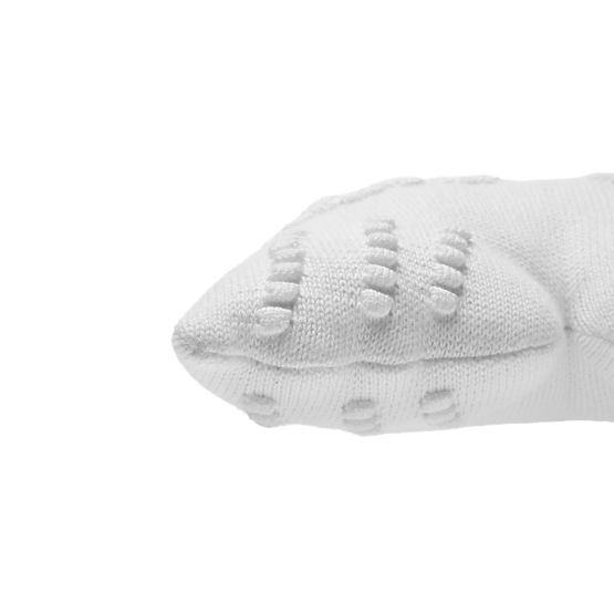 Decorative knitted pillow - Angel Wings